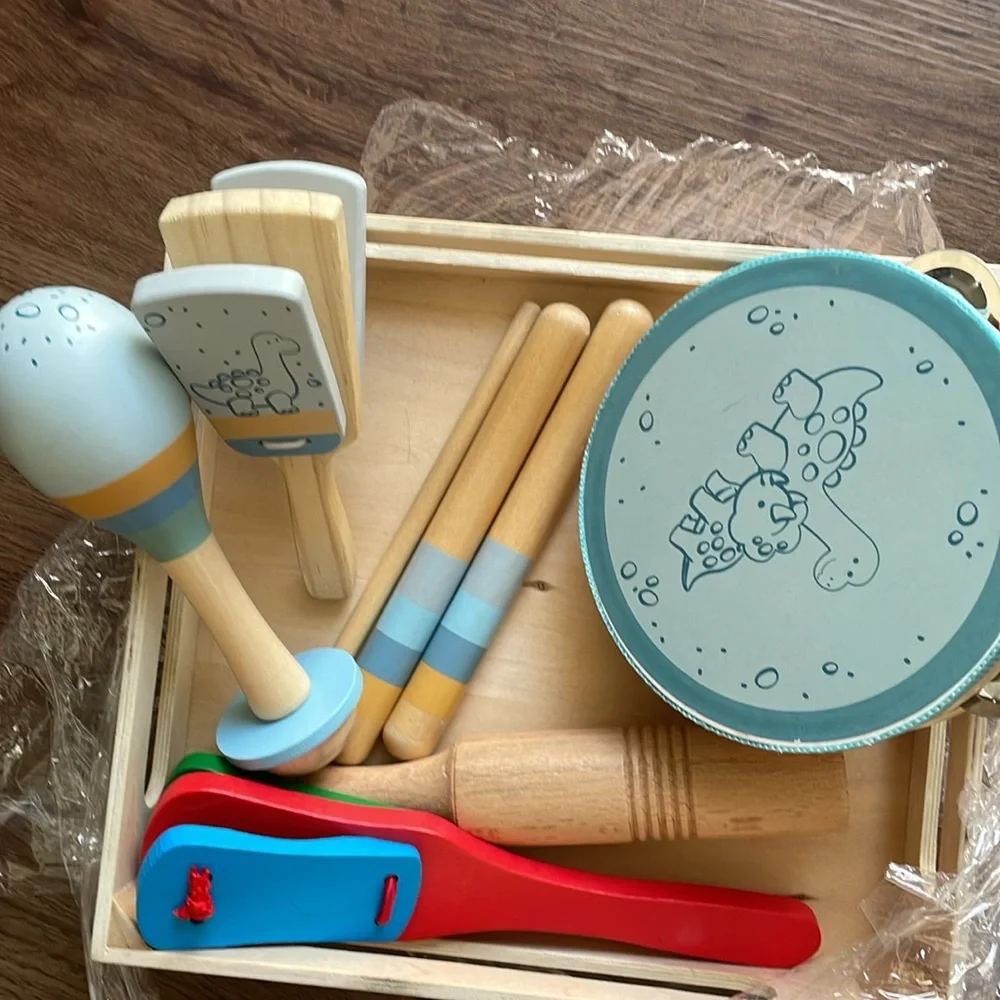 Melissa & Doug Band -in— a-  Box Musical Instrument Set Educational Toy